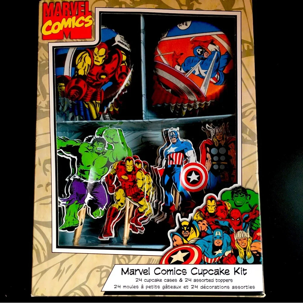 Williams-Sonoma Marvel Comics Cupcake Kit, NWT